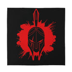 Bloody Spartan Warrior Print Silk Bandana