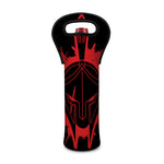 Bloody Spartan Warrior Print Single Neoprene Wine Tote