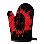 Bloody Spartan Warrior Print Single Oven Mitt