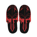Bloody Spartan Warrior Print Slippers