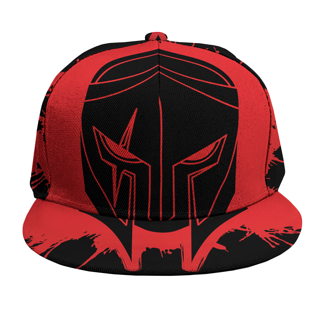 Bloody Spartan Warrior Print Snapback Cap