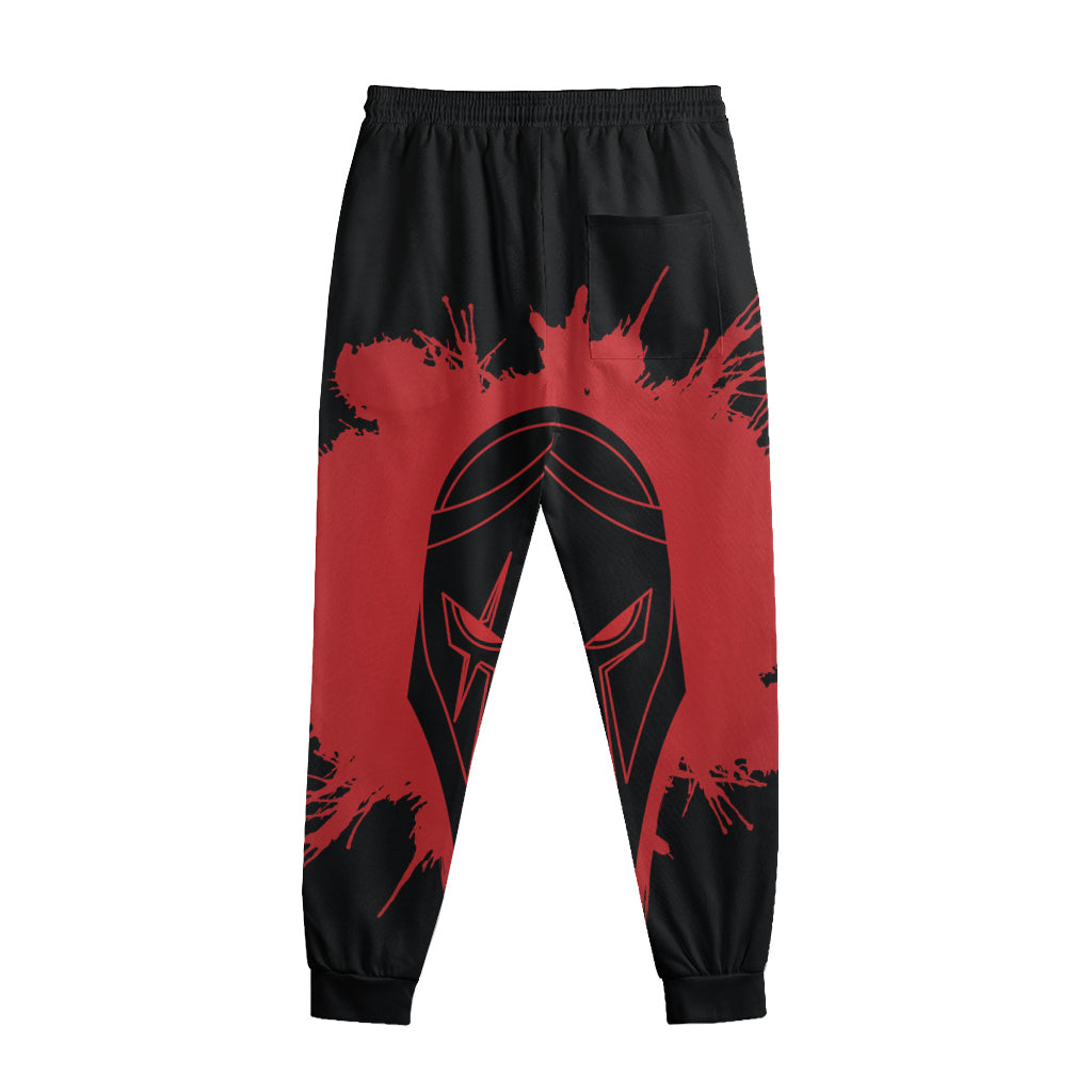 Bloody Spartan Warrior Print Sweatpants