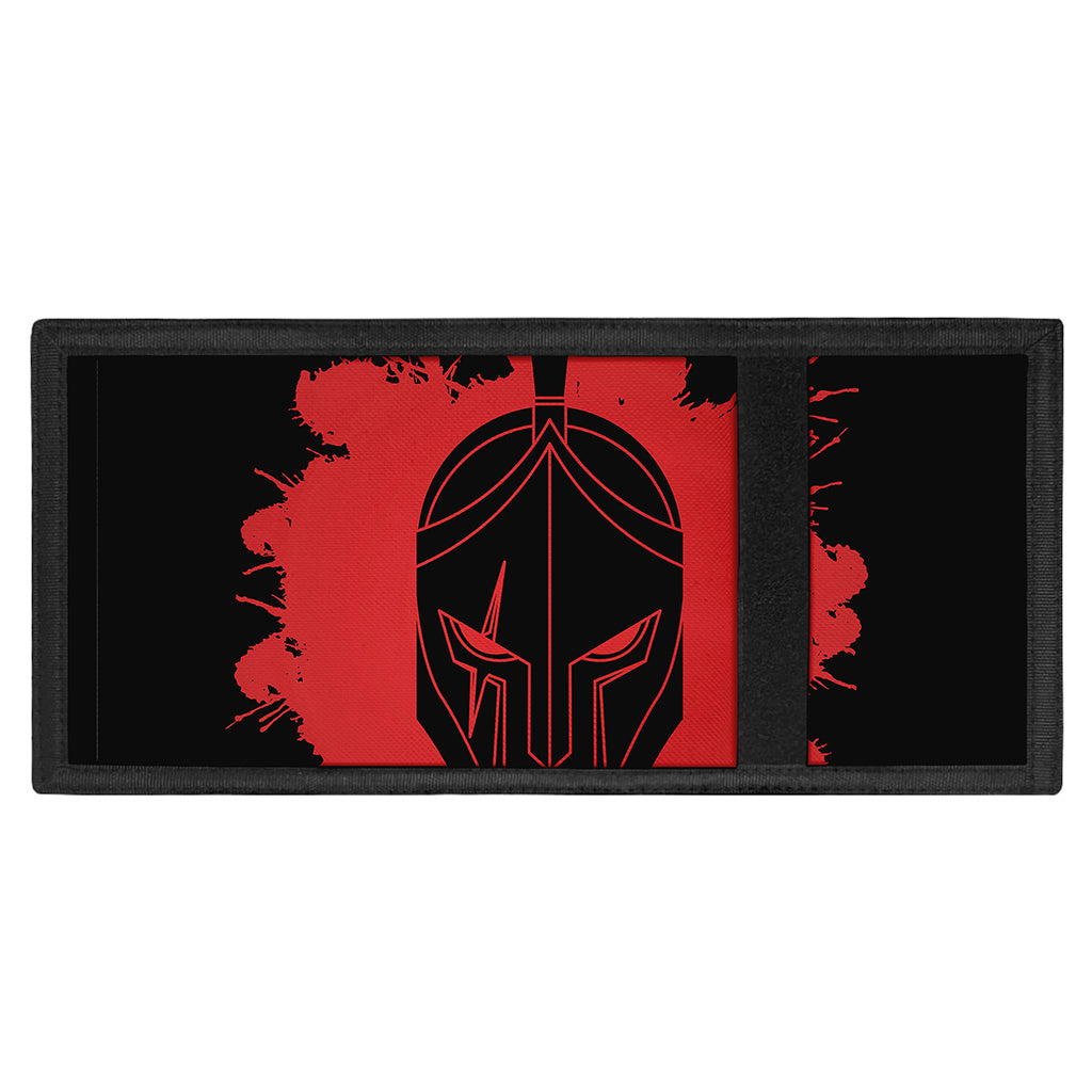 Bloody Spartan Warrior Print Trifold Wallet