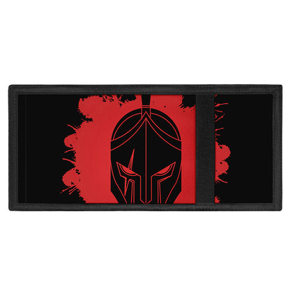 Bloody Spartan Warrior Print Trifold Wallet