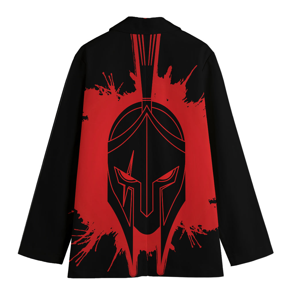 Bloody Spartan Warrior Print Women's Blazer