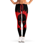 Bloody Spartan Warrior Print Women's Leggings