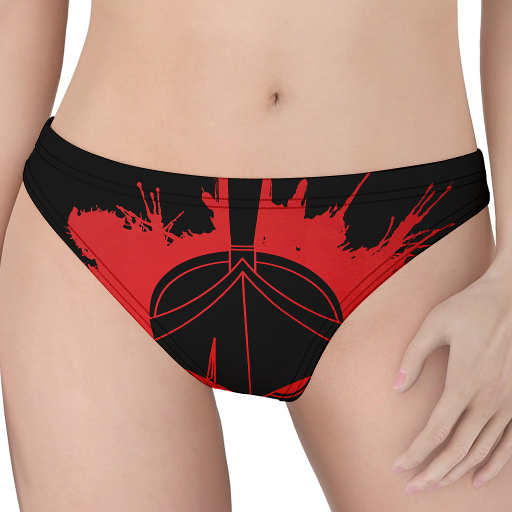 Bloody Spartan Warrior Print Women's Thong