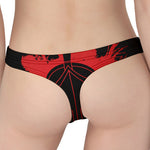 Bloody Spartan Warrior Print Women's Thong