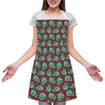 Bloody Zombie Pattern Print Adjustable Apron