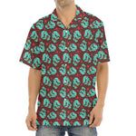 Bloody Zombie Pattern Print Aloha Shirt
