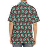 Bloody Zombie Pattern Print Aloha Shirt