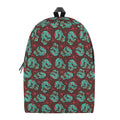 Bloody Zombie Pattern Print School Backpack