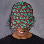 Bloody Zombie Pattern Print Baseball Cap