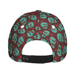 Bloody Zombie Pattern Print Baseball Cap