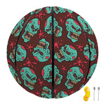 Bloody Zombie Pattern Print Basketball