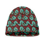 Bloody Zombie Pattern Print Beanie