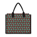 Bloody Zombie Pattern Print Canvas Tote Bag