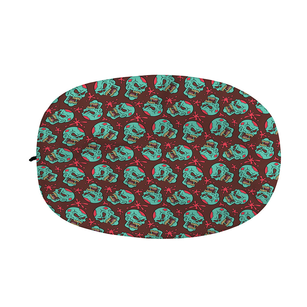Bloody Zombie Pattern Print Car Side Mirror Covers