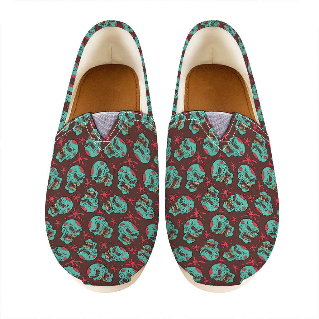 Bloody Zombie Pattern Print Casual Shoes