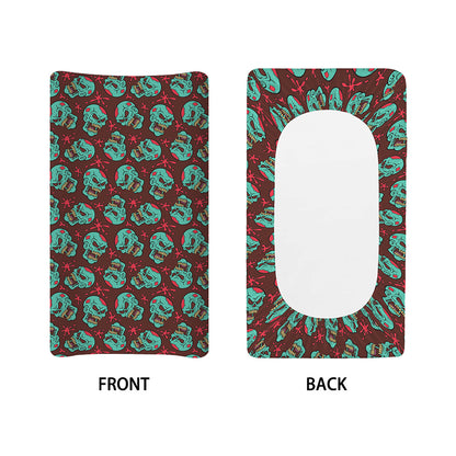 Bloody Zombie Pattern Print Changing Pad Cover