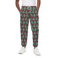 Bloody Zombie Pattern Print Cotton Sweatpants