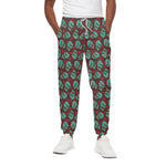 Bloody Zombie Pattern Print Cotton Pants