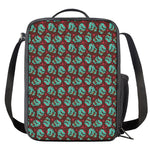 Bloody Zombie Pattern Print Crossbody Lunch Bag