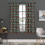 Bloody Zombie Pattern Print Curtain