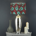 Bloody Zombie Pattern Print Drum Lamp Shade