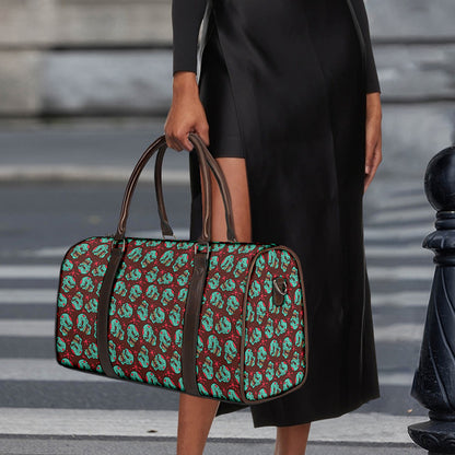 Bloody Zombie Pattern Print Duffle Bag