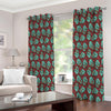 Bloody Zombie Pattern Print Extra Wide Grommet Curtains