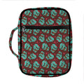 Bloody Zombie Pattern Print Front Pocket Bible Bag