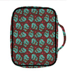 Bloody Zombie Pattern Print Front Pocket Bible Bag
