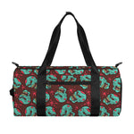 Bloody Zombie Pattern Print Gym Bag