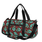 Bloody Zombie Pattern Print Gym Bag