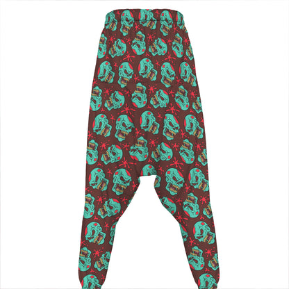 Bloody Zombie Pattern Print Hammer Pants
