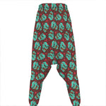 Bloody Zombie Pattern Print Hammer Pants