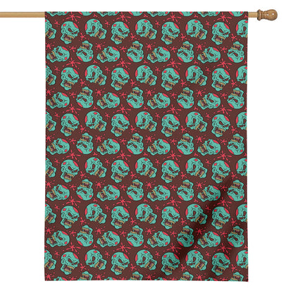 Bloody Zombie Pattern Print House Flag