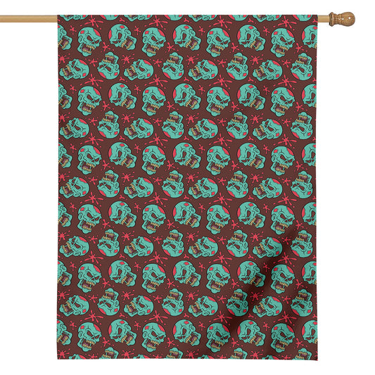 Bloody Zombie Pattern Print House Flag