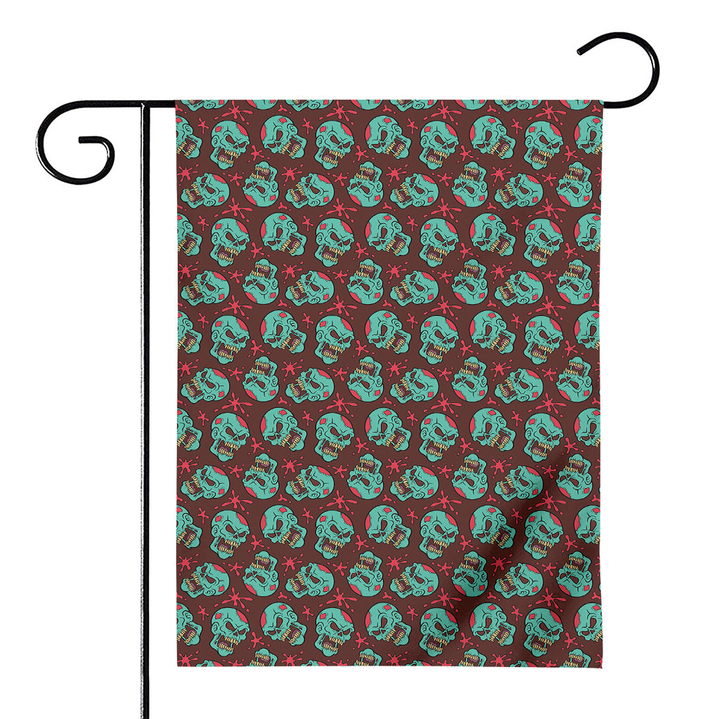 Bloody Zombie Pattern Print House Flag