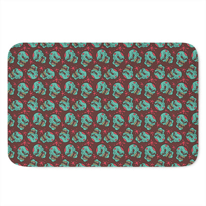 Bloody Zombie Pattern Print Indoor Door Mat
