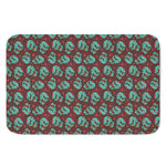 Bloody Zombie Pattern Print Indoor Door Mat