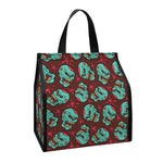 Bloody Zombie Pattern Print Insulated Lunch Tote