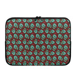 Bloody Zombie Pattern Print Laptop Sleeve