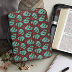 Bloody Zombie Pattern Print Leather Bible Cover