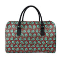 Bloody Zombie Pattern Print Leather Duffel Bag