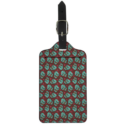 Bloody Zombie Pattern Print Luggage Tag