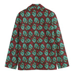 Bloody Zombie Pattern Print Men's Blazer