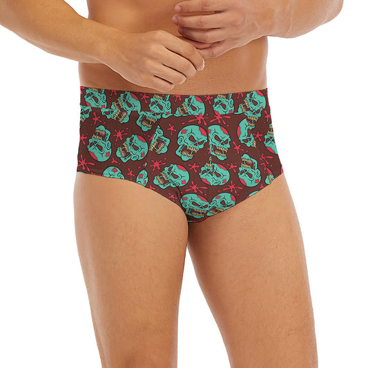 Bloody Zombie Pattern Print Men's Briefs