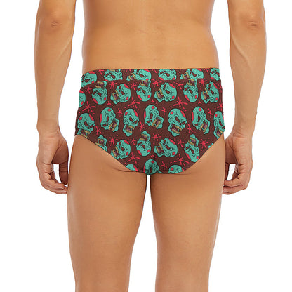 Bloody Zombie Pattern Print Men's Briefs